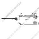 interior doorlock handrail positioned horizontally left
