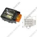 integrated driving light with turn signal left 12V e-approved