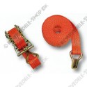 lashing strap ratchet and hook 4 m / 1000 daN