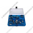 assorted stainless steel hose clamps V2A