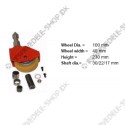 swivel castor diam. 100 mm swivel castor diam. 100 mm