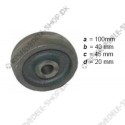 support wheel ST diam. 100 mm