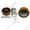 support wheel PU diam. 150 mm