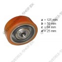 support wheel PU diam. 125 mm support wheel PU diam. 125 mm