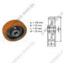 support wheel PU diam. 150 mm
