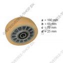 support wheel VU diam. 180 mm