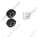support wheel GU, diam 125 mm