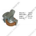swivel castor diam. 100 mm