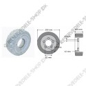 drive wheel 250 x 100 RB-NM