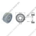 drive wheel 343 x 136 PU-soft