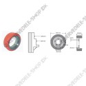 drive wheel 270 x 90 PU-soft