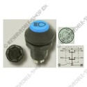 push button switch light blauw