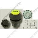 push button switch starter yellow