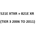 model 521E XTXR tot 821E XR (TIER 3 2006 TO 2011)