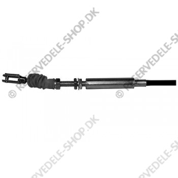 accelerator cable with tie rod