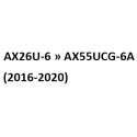 model AX26U-6 to AX55UCG-6A (2016-2020)