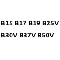 model B15 B17 B19 B25V B30V B37V B50V