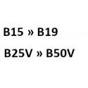 model B15 tot B19 B25V tot B50V