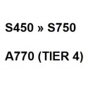 model S450 tot S750 (TIER 4) A770 (TIER 4) 