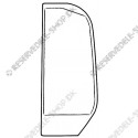 windscreen side behind door windscreen side behind door
