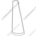 windscreen rear 1/4 - lefthand windscreen rear 1/4 - lefthand