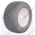 Non-marking tire + rim, foam-filled