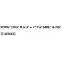 model PCPW 130LC & NLC tot PCPW 240LC & NLC (7 SERIES) 