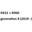 model R922 to R960 generation 8 (2019- ) 