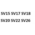 model SV15 SV17 SV18 SV20 SV22 SV26