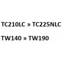 model TC210LC tot TC225NLC TW140 tot TW190