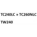 model TC240LC tot TC260NLC TW240