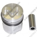 piston with pin + ringset, indirect